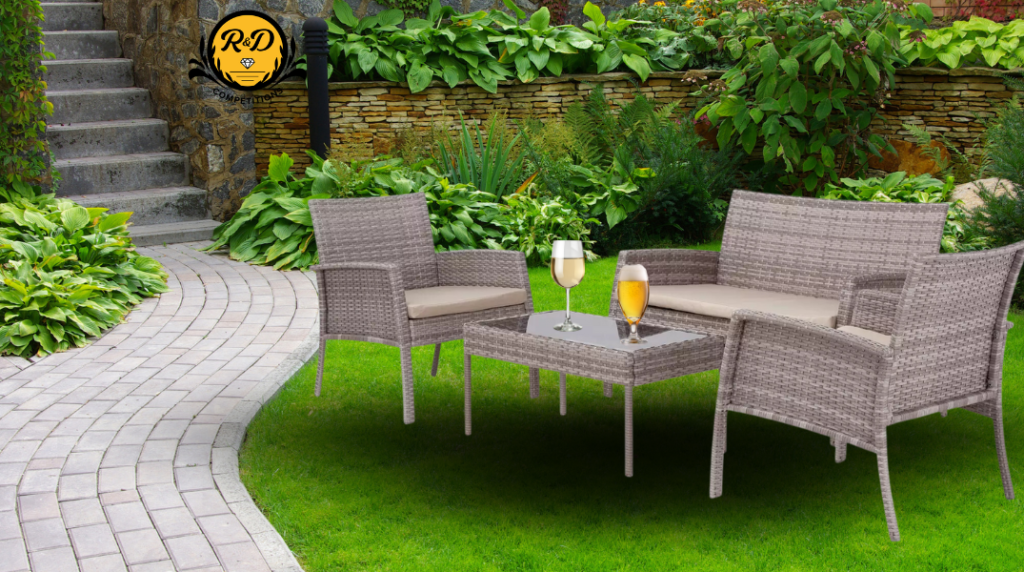 Rattan 4 seater Garden Furniture Set Draw 28th May R&D Competitions