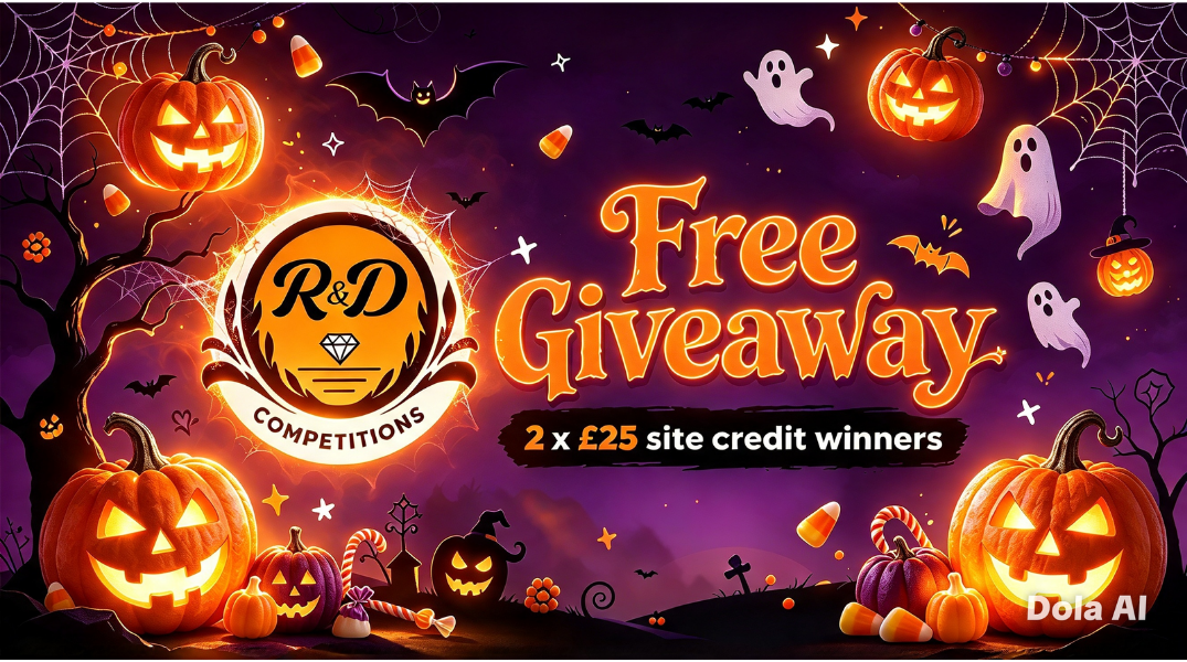 Free Giveaway 2 x £25 site credit Auto Draw 31st Oct